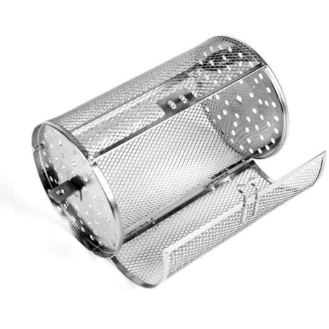 Panier de Rôtissoire Rotatif en Forme de Rouleau au Four Electrique Universel pour Les Fruits à Coque et Petites Douceurs