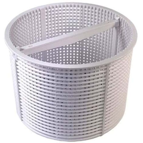 Panier de skimmer Aladdin compatible Hayward SP1082 SP1085 – Diamètre haut 182 mm – Diamètre bas 166 mm – Hauteur 127 mm