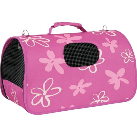 Panier de transport Flower, S, Prune, pour chat ou chien. max 4 kg - zolux