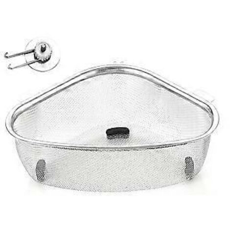 Panier d'égouttage triangulaire pour évier, panier filtre triangulaire pour cuisine, égouttoir pour fruits et légumes, panier B