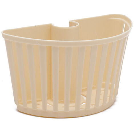 Panier d'évier de cuisine en plastique - Panier de rangement en forme de tube - Égouttoir pour la maison - Passoires pour accessoires de salle de bain