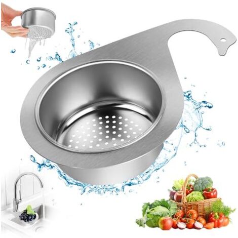 Panier D'évier en Forme de Cygne, Panier de Vidange D'évier en Acier Inoxydable en Forme de Cygne, Panier de Vidange Multifonct pour Égouttoir Cuisine pour Fruits