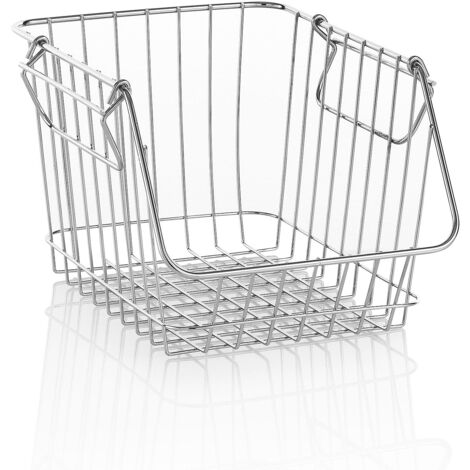 Panier empilable KAI chromé