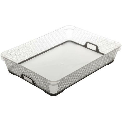 Panier en plastique duo 6,7l taupe - 5five