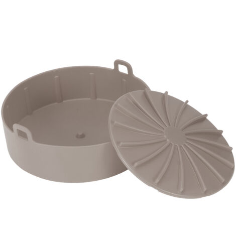 Panier en silicone pour air fryer, tapis de cuisson pour gril et gâteau, accessoire de cuisine pour autocuiseur