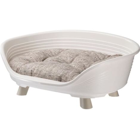 Panier - FERPLAST - THRONE 6 - Avec coussin relax - Blanc