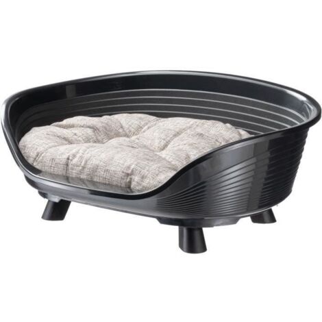 Panier - FERPLAST - THRONE 6 - Avec coussin relax - Noir