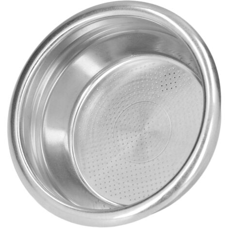 Panier Filtre à Café 58mm en Acier Inoxydable, 2 Tasses, pour Machine Café Semi-Automatique