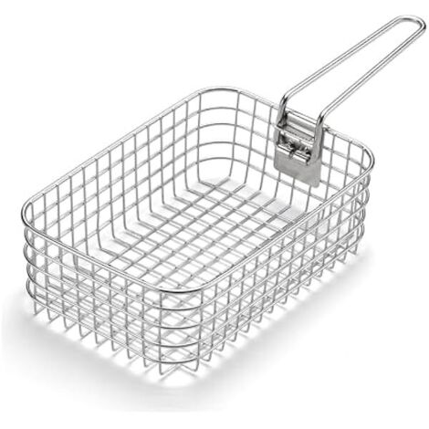 Panier Friture - Acier Inoxydable 304 - Pour Marmite De Campagne - 180 G - Compatible Avec Marmite Grande Taille