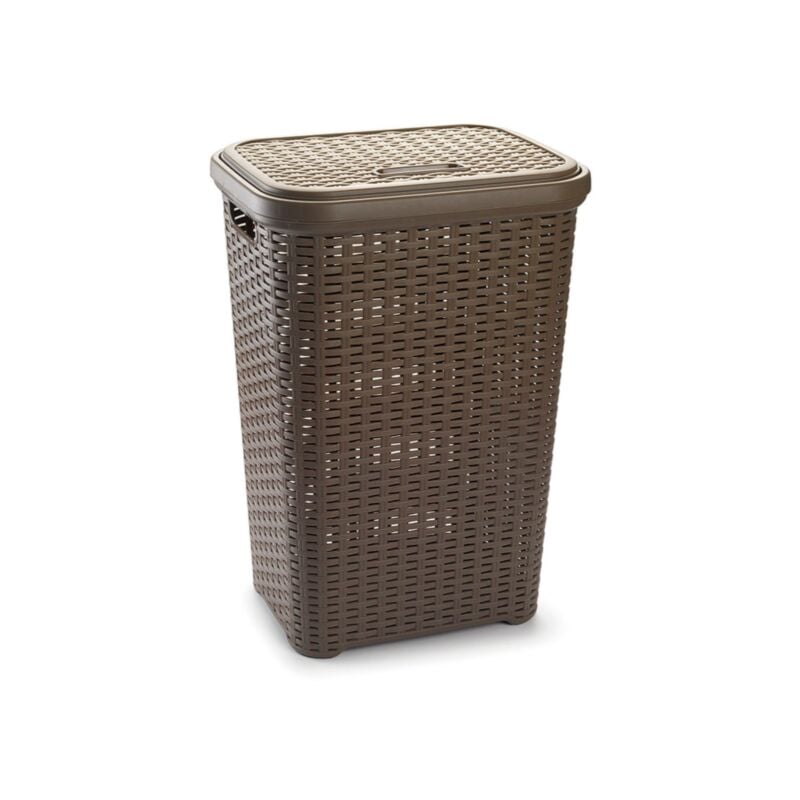 EHL - Panier imitation osier 43x35.5xh.62 cm - talla