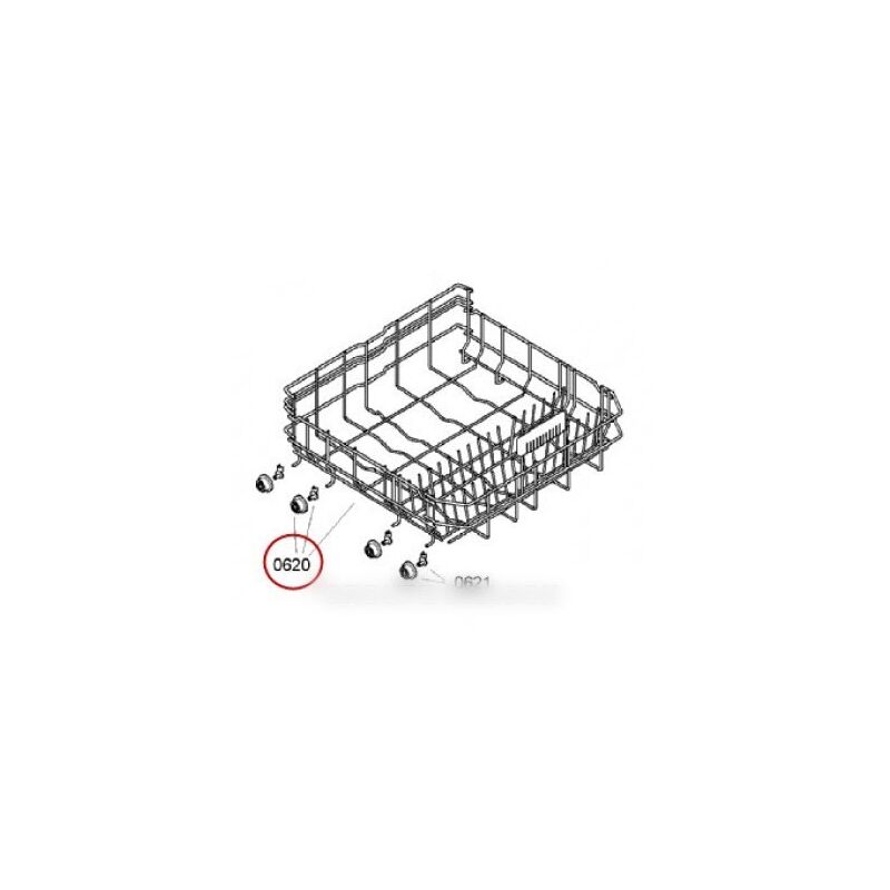Bosch - Panier inférieur seul pour Lave-vaisselle b/s/h 00474385