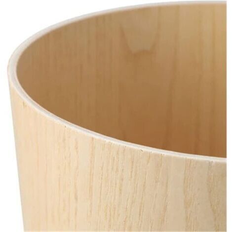 Panier japonais en bois naturel, idéal pour les bureaux, les cuisines et les chambres, en bois clair.