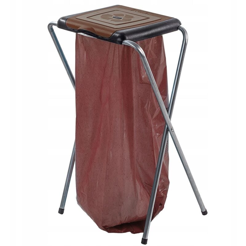 Kadax - Panier support de tri des déchets, 1 station pour sacs 120L, cadre