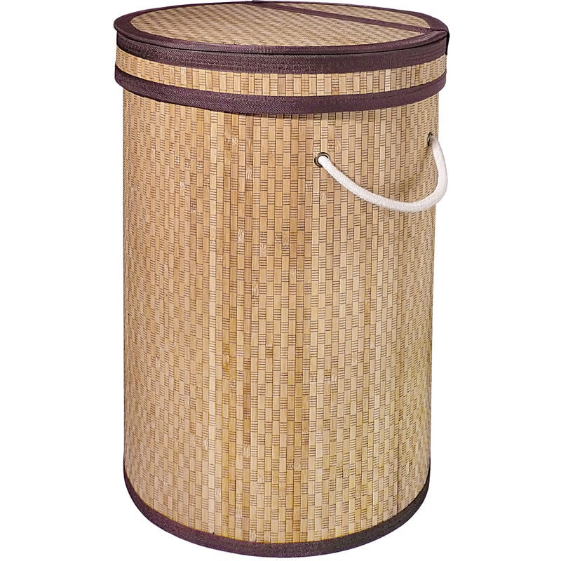 Panier à linge salle de bain edo naturel