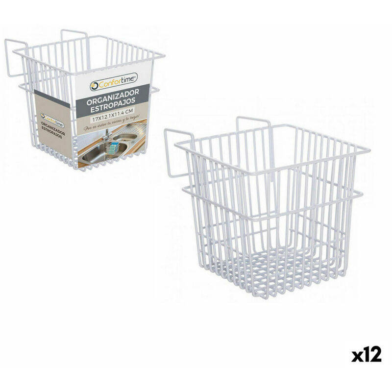 Confortime - Panier polyvalent 104664 égouttoir 17 x 12,1 x 13,5 cm (12 pièces)