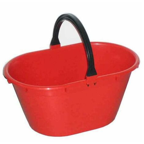 Panier Ovale Manche Plastique L 20 Ics
