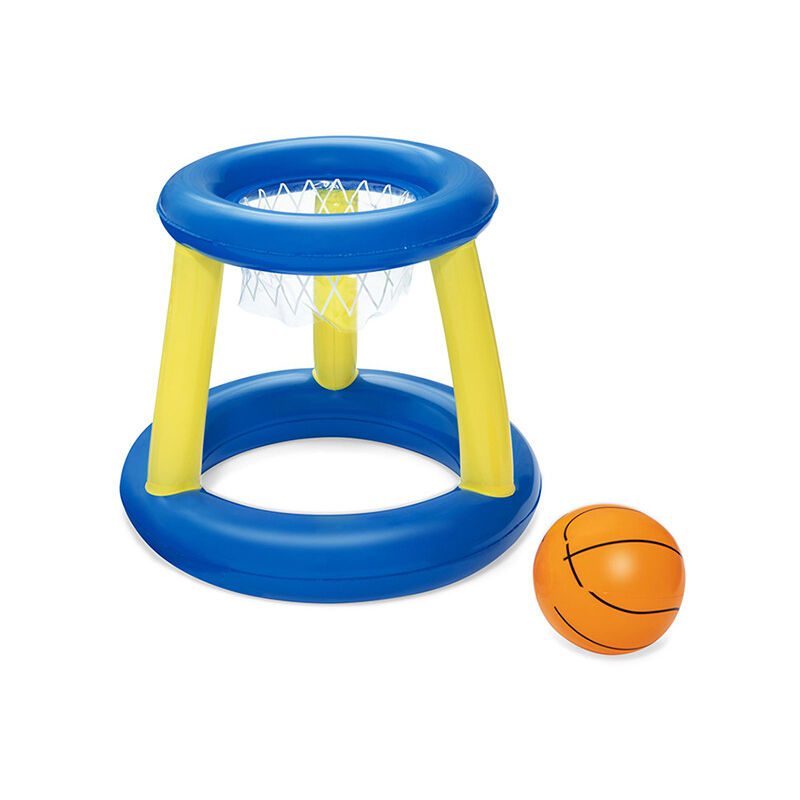 Panier Panier Jouet de tir de filet de piscine gonflable de cadre de basket-ball de jeu d'eau Macaron