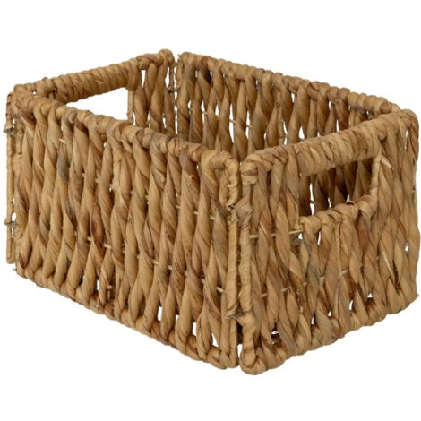 Panier Pliable en Jacinthe "Maura" 29cm Naturel