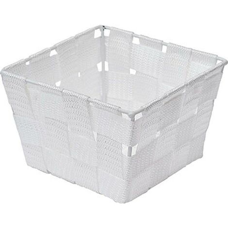 Panier polyester - blanc - Tendance