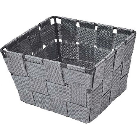 Panier polyester - gris - Tendance