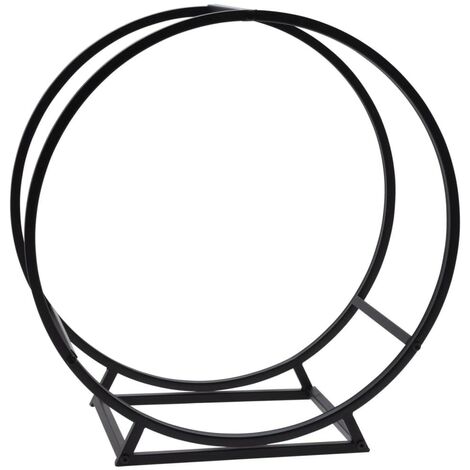 Panier Porte Bûches Rond moderne Idéal rangement bois de chauffage