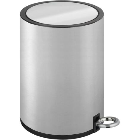 Panier poubelle de salle de bain, acier inoxydable, 3 l, WENKO