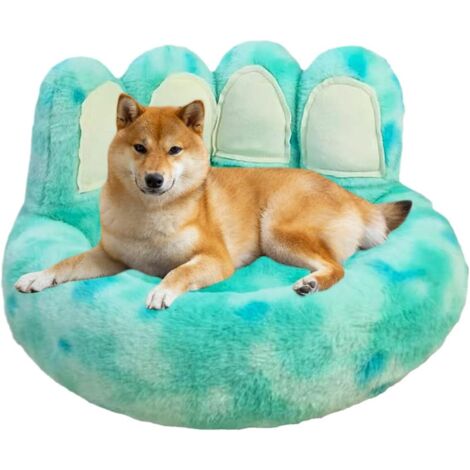 Panier pour Chien Lavable - Lit Doux Apaisant pour Chat avec Antidérapant -