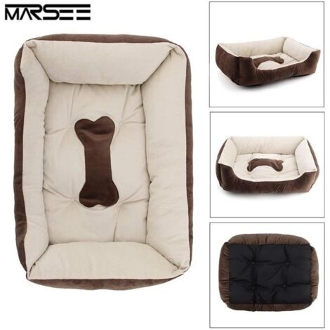 Panier pour Chien Lit XL 90 x 70 x 15 cm Dog Bed Coussin Matelas Animaux
