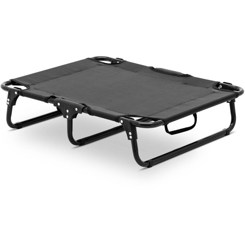 Panier pour chien Panier pour chat Extérieur 70.5 x 58 x 17 cm Acier, Teslin noir