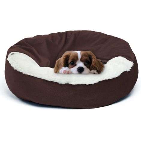 Panier pour chien, petit panier pour chien, panier rond en peluche pour chat, panier lavable pour chien, panier pour chat, peluche