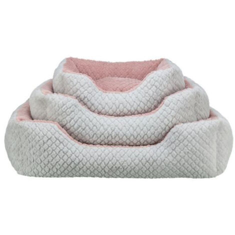Panier pour chien TRIXIE Kaline Mio 65 x 50 cm Gris / Vieux rose