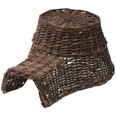 Panier pour hérisson - L 37,8 x l 53 x H 25,5 cm - Branches de saule - Livraison gratuite