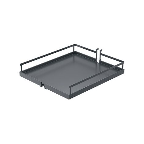 Panier pour meuble de cuisine 546.75 - 40 kg - 250 x 106 x 462 mm - fil chromé.fond blanc - HAFELE