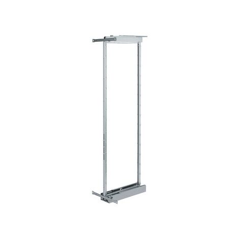 Panier pour meuble de cuisine DISPENSA 90 degré 300 1200/1600 - 100 kg - acier - HAFELE