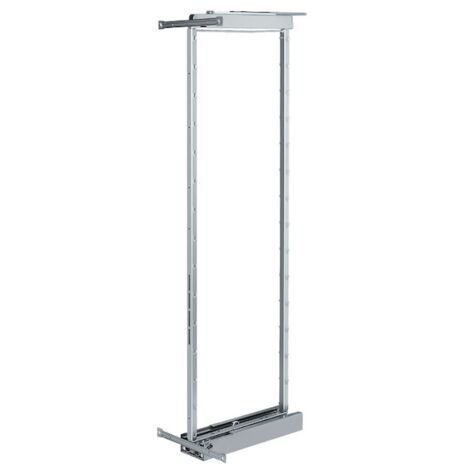 Panier pour meuble de cuisine DISPENSA 90 degré 400 1600/2000 - 100 kg - acier - HAFELE