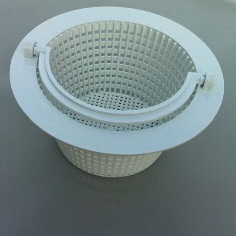 Panier pour skimmer de piscine hors sol, 15.9 cm, blanc