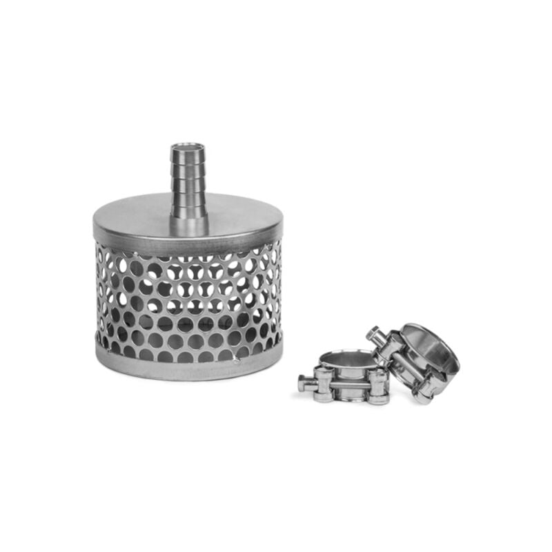 Bradas - panier tuyau d'aspiration 38 mm / 1 1/2'+ 2x pinces gbs