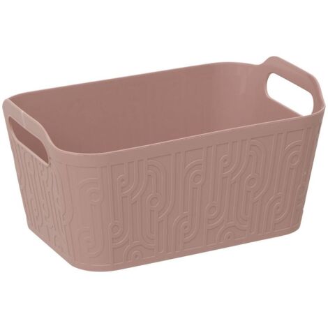 Panier rangement arche 4,5l rose clair - 5five