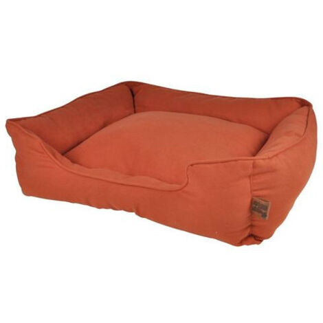 Panier Rectangle pour animaux "Terrazzo" - Orange - L 55 x l 50 x H 20 cm - Livraison gratuite