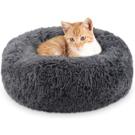 Panier Rond Chat Chien Coussin Pour Lit Lavable Peluche Douce 70CM