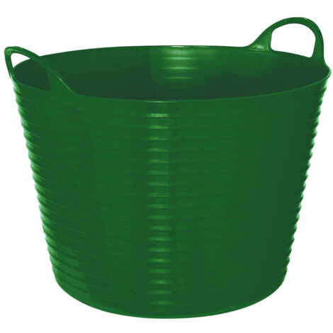 Panier souple plastique vert 42l