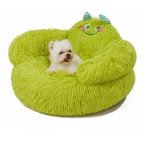 Panier souple pour chien ou chat, orthopédique, taille moyenne (61 x 61 x 36 cm), lavable, en carton, vert
