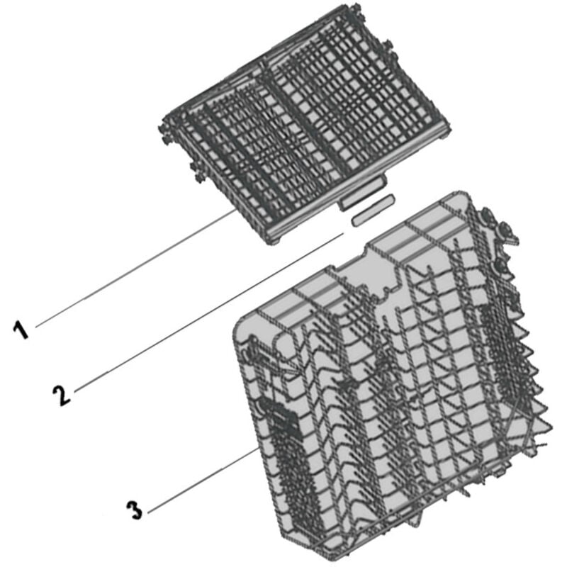 Panier supérieur complet repère 3