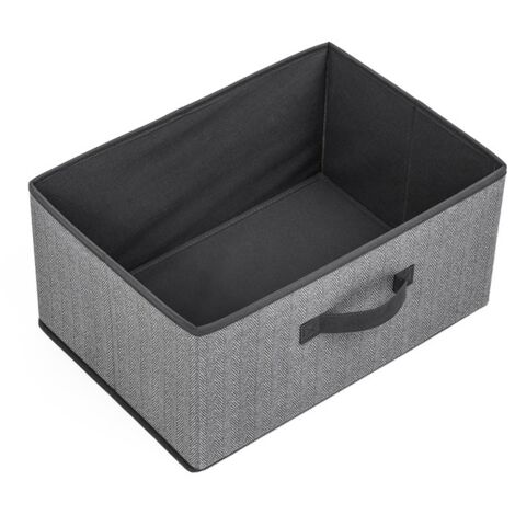 Panier tissu 402820cm  n   gris foncé chiné - 5five