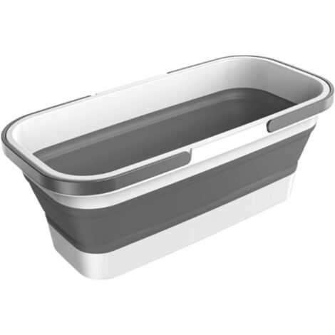 Panier utilitaire rectangulaire en plastique/seau à vadrouille (seau pliable)