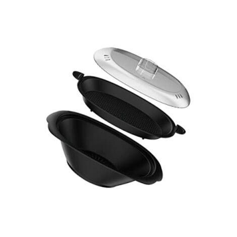 Panier Vapeur Noir Pour Robot Moulinex ClickChef, Réf MS-652126, Neuf