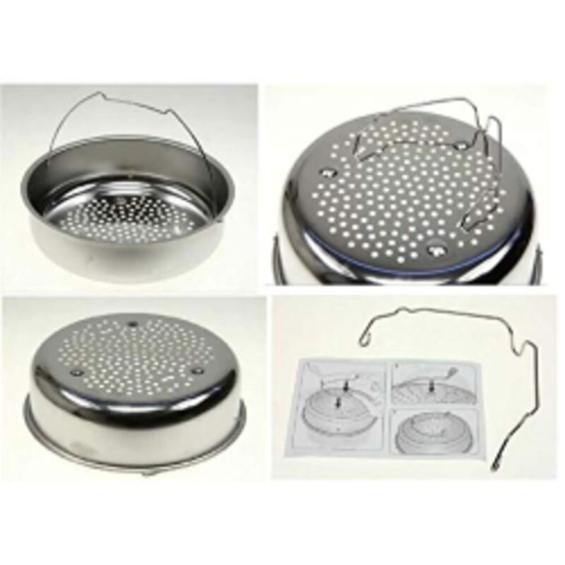 Panier vapeur inox 238mm – Compatible cocottes-minute SEB et TEFAL – Cuisson vapeur saine et rapide – Référence SS-980449