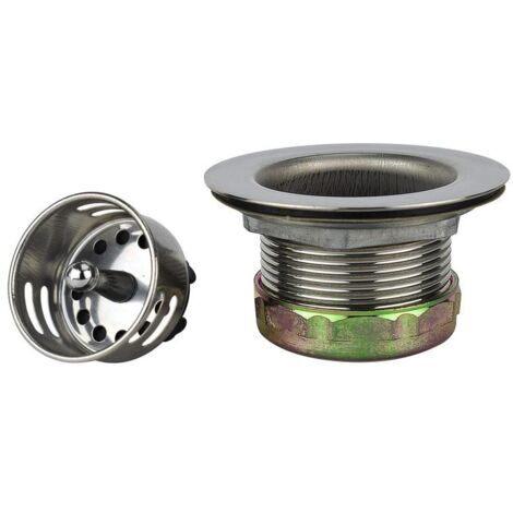 Panière d’Évier en Acier Inoxydable, Filtre Extra-Fin, Poignée Relevable, Anti-tout-à-l’égout, Universelle pour Cuisine et Bar