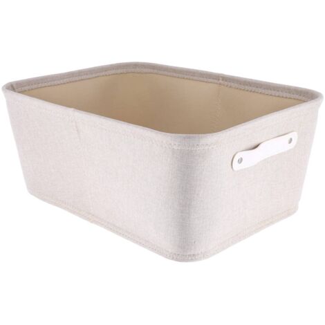 Paniere dressing polyester + eva l32,5xp45xh18 cm - beige - Tendance