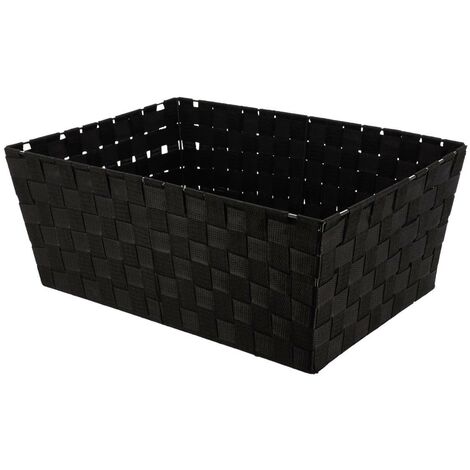 Paniere dressing polyester h18xl32,5xp45cm - noir - Tendance